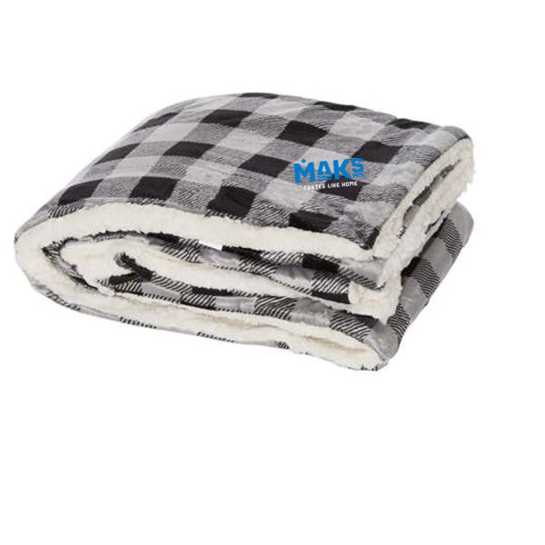 Alpine Fleece - Micro Mink Sherpa Blanket - Embroidered Logo Thumbnail