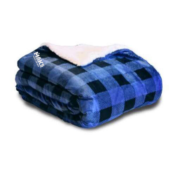 Alpine Fleece - Micro Mink Sherpa Blanket - Embroidered Logo Thumbnail