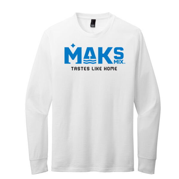 District® Perfect Blend® CVC Long Sleeve Tee - Printed Logo Thumbnail