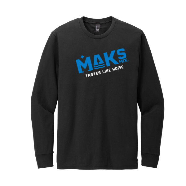 District® Perfect Blend® CVC Long Sleeve Tee - Printed Logo Thumbnail