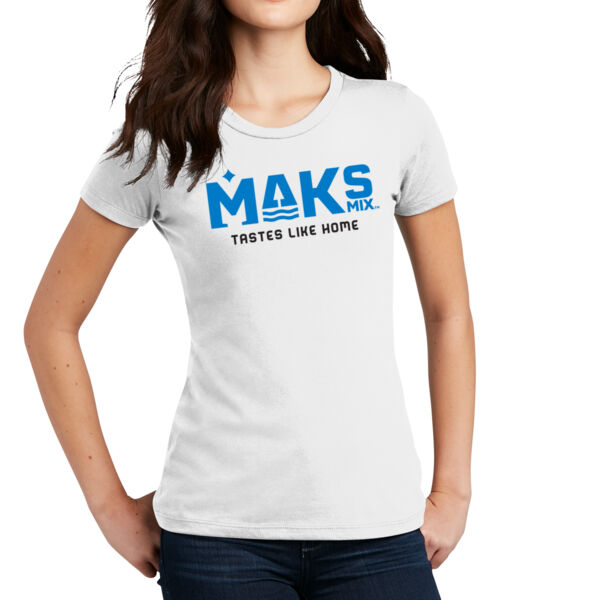 District® Women’s Perfect Blend® CVC Tee - Printed Logo Thumbnail