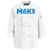 Eight Knot Button Chef Coat with Thermometer Pocket Thumbnail