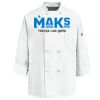Eight Knot Button Chef Coat with Thermometer Pocket Thumbnail