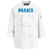 Eight Knot Button Chef Coat with Thermometer Pocket Thumbnail